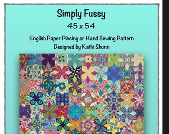 Simply Fussy PDF-mönster för EPP eller handpiecing