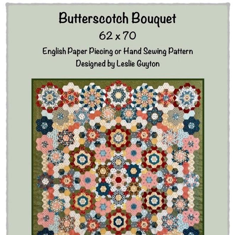 Butterscotch Bouquet PDF Pattern for EPP or Hand Piecing - Etsy Australia