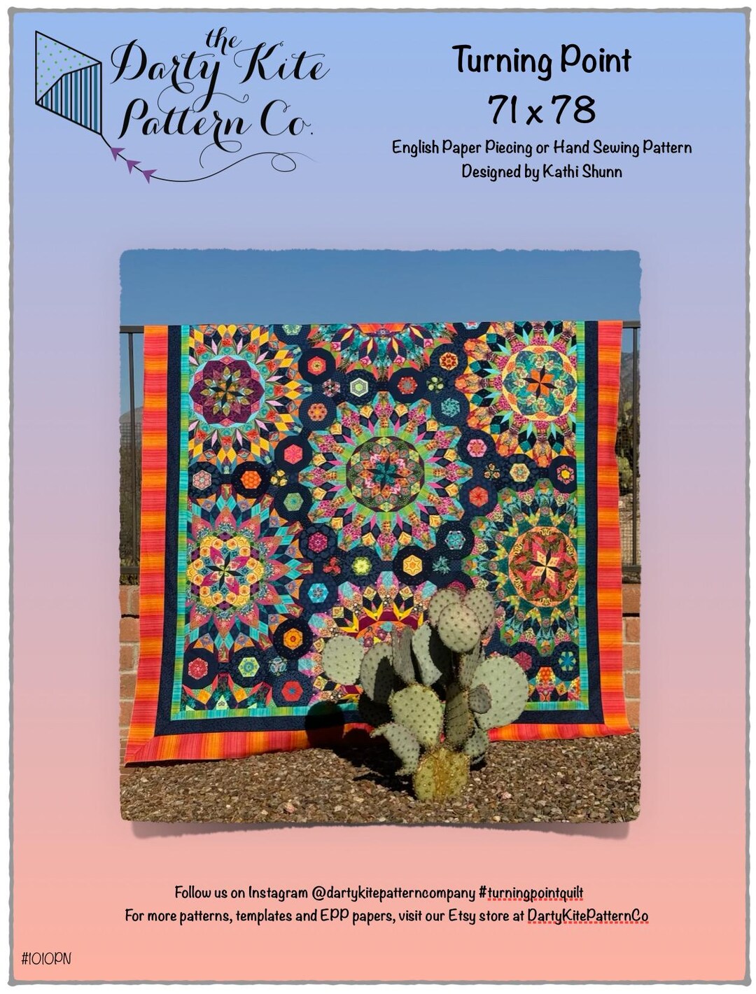 Turning Point Quilt PDF Pattern for EPP or Hand Piecing - Etsy