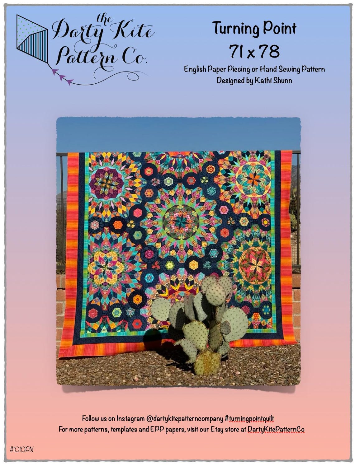 Turning Point Quilt PDF Pattern for EPP or Hand Piecing - Etsy