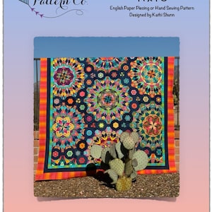 Turning Point Quilt PDF Pattern für EPP oder Handarbeit