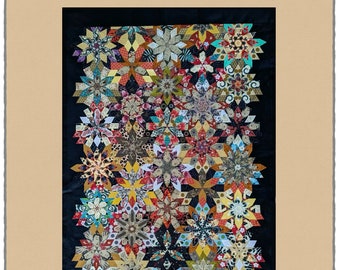 Samurai Quilt PDF-mönster för EPP eller handsömnad