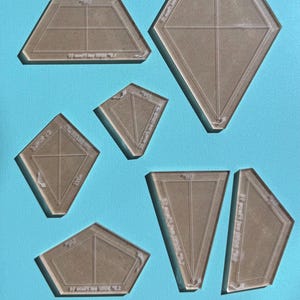1-1/2” 30/60 Degree Template Set 2