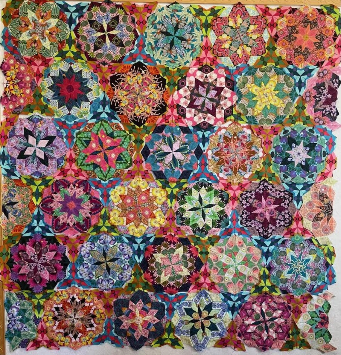Compass Garden Quilt PDF Pattern for EPP or Hand Piecing - Etsy Canada