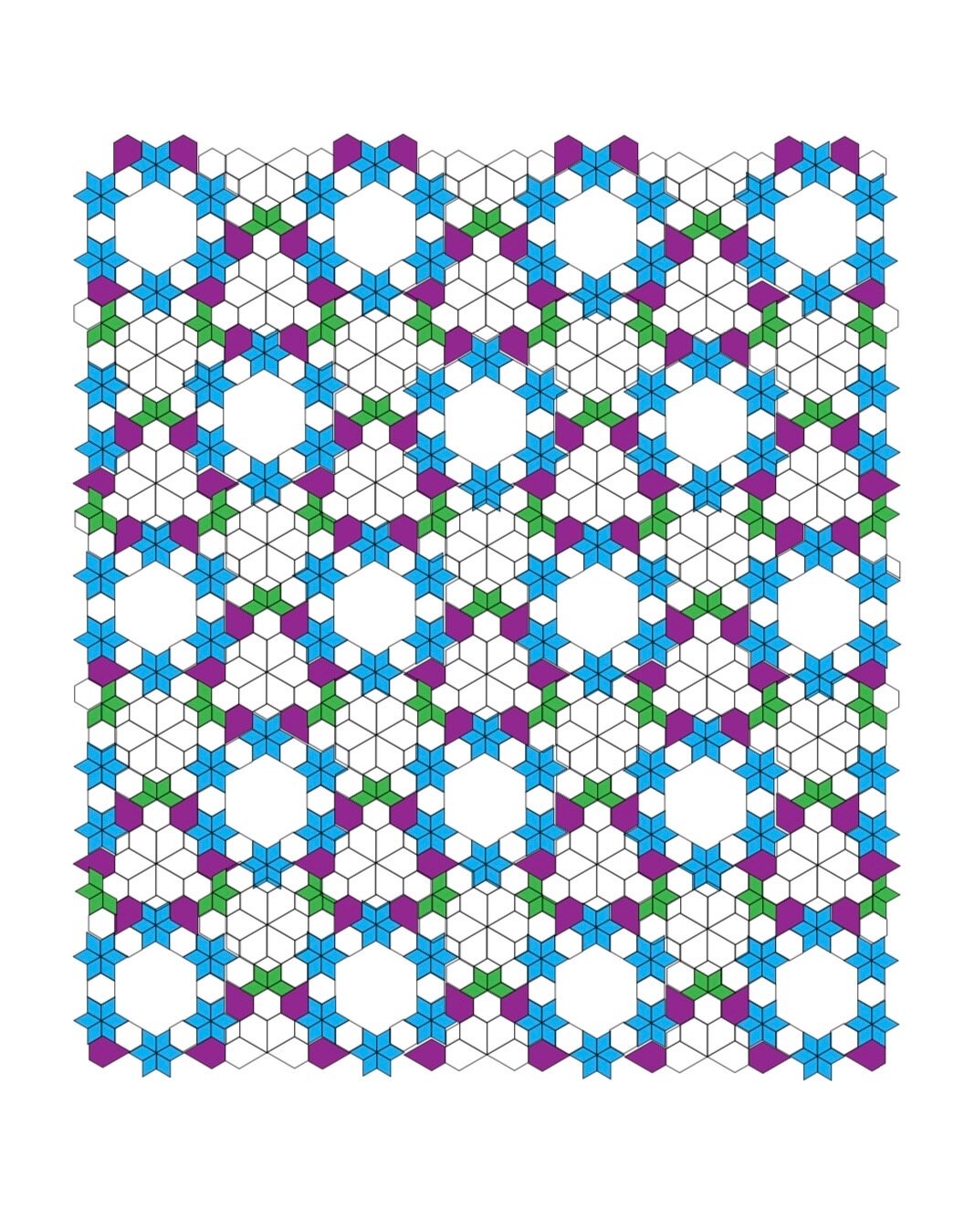 Feverishly Focused Quilt PDF Pattern for EPP or Hand Piecing - Etsy