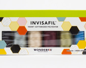 InvisaFil by WonderFil Canadian Rockies 100 wt thread set