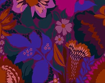 Jumpstart Shadows Plum Wideback fabric, 2 yard yard cut, by Anna Maria Textiles - BAM134-84  108" wide