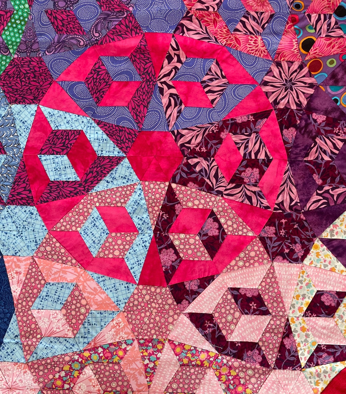 Circular Reference Quilt PDF Pattern for EPP or Hand Piecing - Etsy
