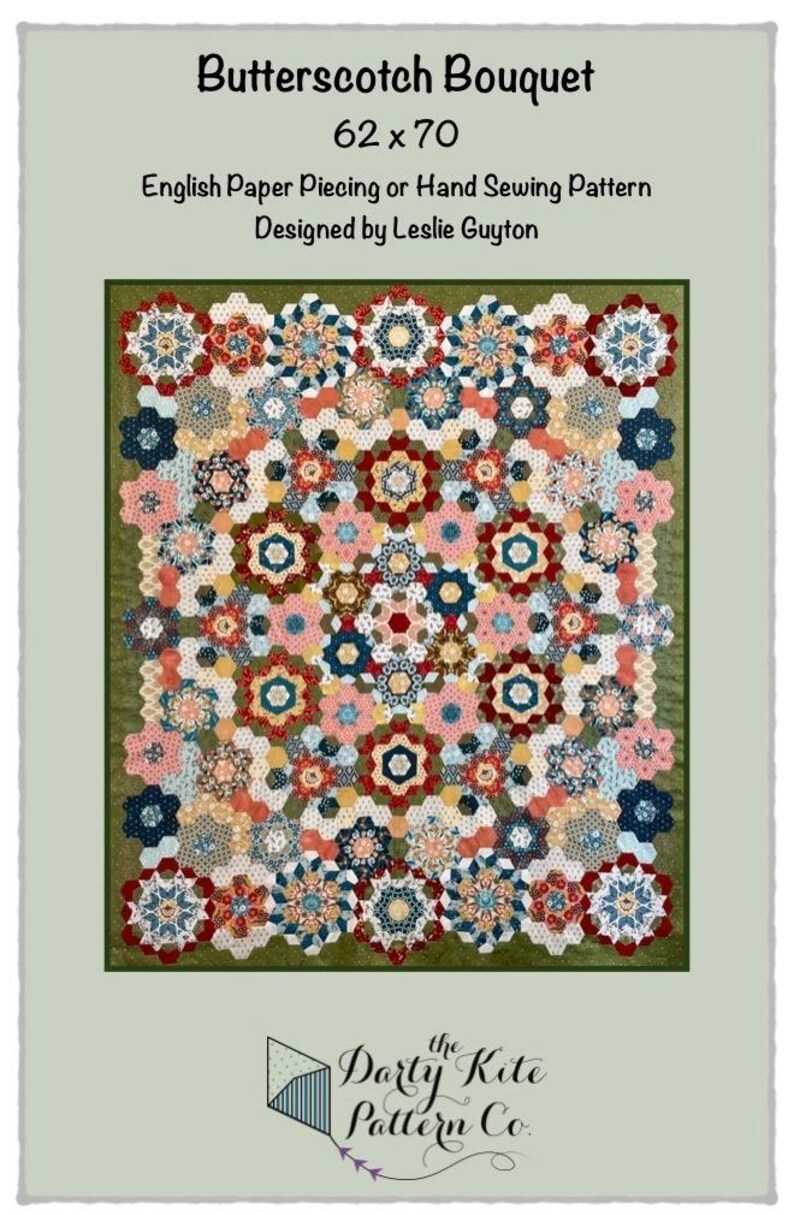 Butterscotch Bouquet PDF Pattern for EPP or Hand Piecing - Etsy Australia