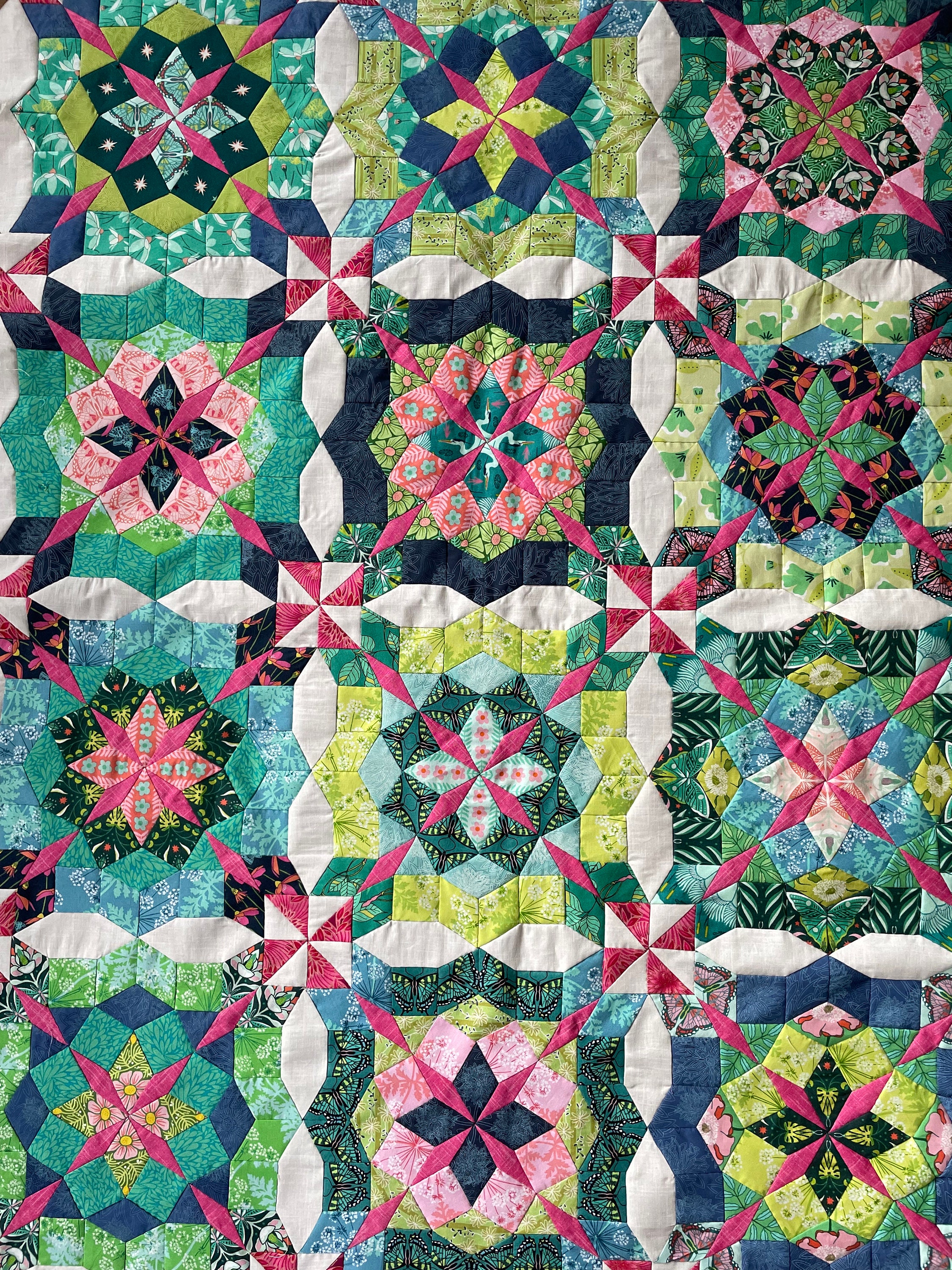 Spring Whispers Quilt PDF Pattern for EPP or Hand Piecing - Etsy