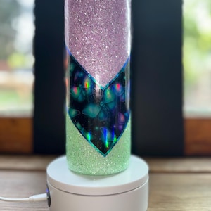 Butterfly Glitter Tumbler