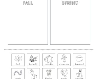 Fall Kindergarten Worksheets