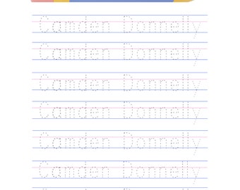 EDITABLE Name Tracing