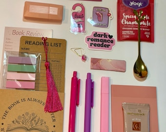 Simple or Deluxe Book Lover Gift Box, Reader Annotation Kit, Bookish Stationery