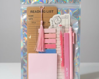 Book Lover Basic Annotation  Kit - Bookish Accessories, Reader Stationery Set, Bookish Gift Box
