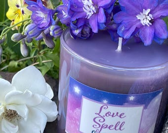 Rose und Flieder Kerze, Liebeszauber