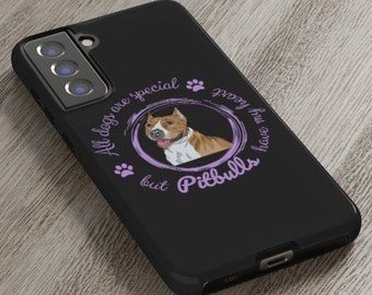 Pitbulls Have My Heart Phone Case, Cute Pitbull Phone Case, Pittie Mom Gift, Pit Bull Gifts, Dog Lover Phone Case, Bully Mom