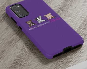 Cute Dog Lover Phone Case Pitbull Gift for Dog Person