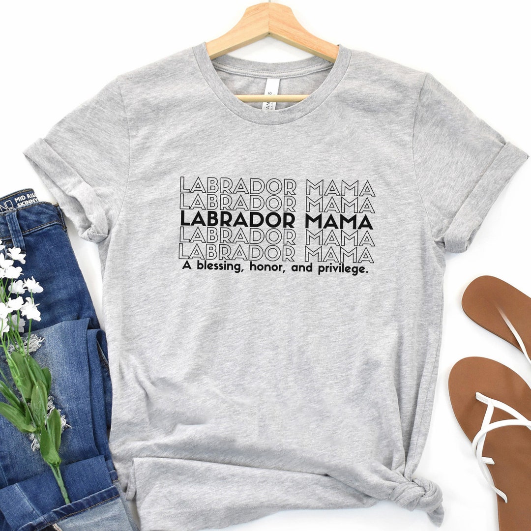 Labrador Retriever Custom Dog Mom Shirt for Lab Mom - Etsy