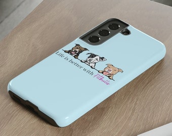 Pitbull Phone Case, Pittie Phone Case, Dog Lover Phone Case, Dog Mom Gift Ideas, Dog Owner Gift