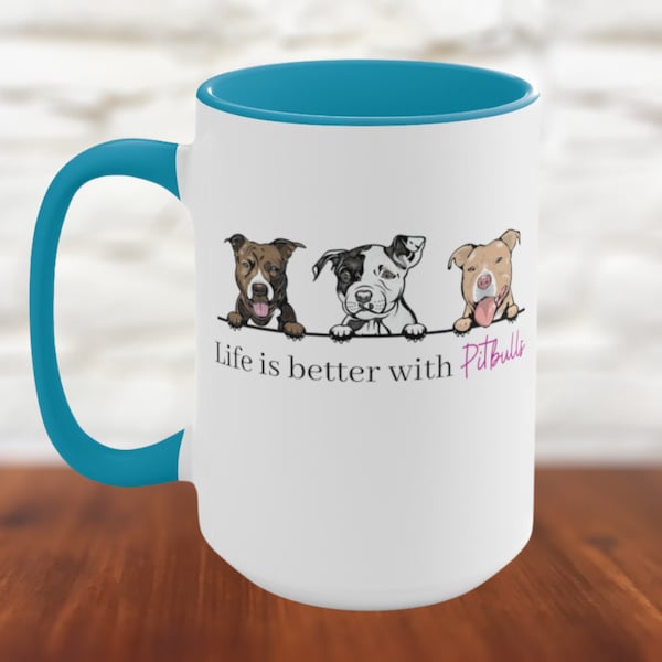 Pitbull Mug Etsy
