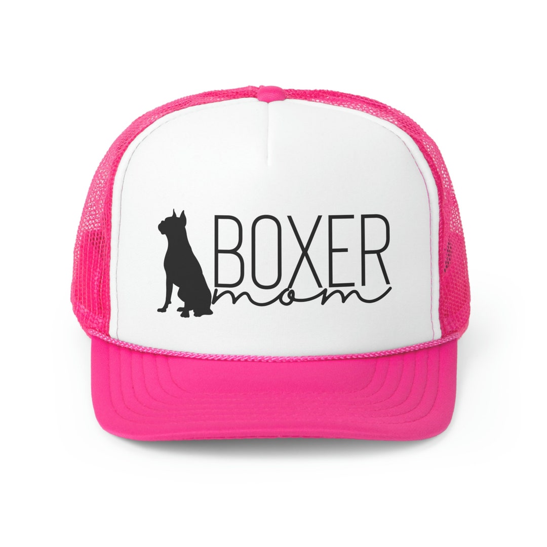 Boxer Mom Hat, Custom Dog Mom Hat, Dog Breed Gift, Boxer Gift, Dog