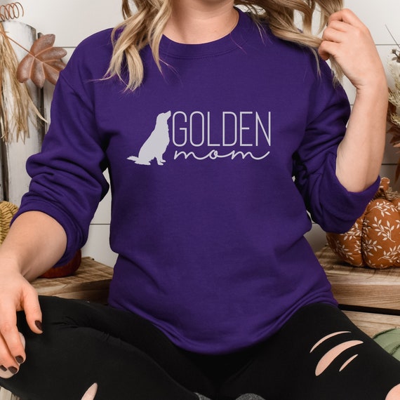 Golden Mom Sweatshirt Golden Retriever Sweatshirt Golden Mom