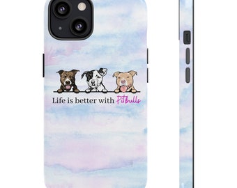 Pitbull Phone Case Cute Dog Person Gift