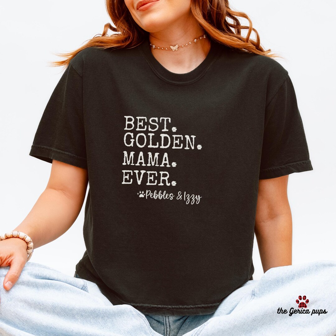 Golden Retriever Dog Mom Shirt Personalized Pet Parent Gift for Her - Etsy