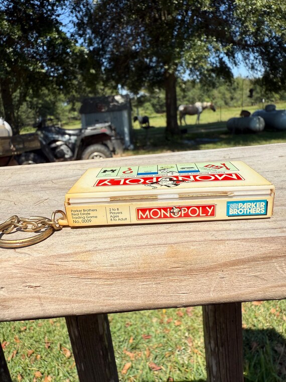 Mini Monopoly Board Game Keychain: Tiny Collectib… - image 3