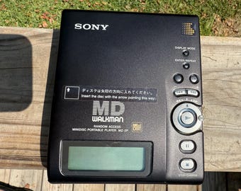 Sony MZ NE410 MD Walkman Minidisc Player Tested Works Great