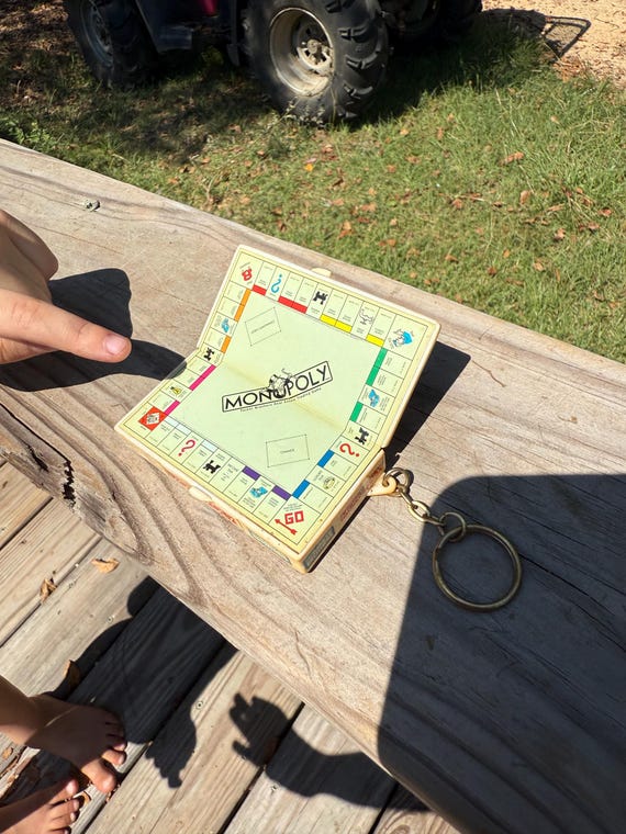 Mini Monopoly Board Game Keychain: Tiny Collectib… - image 5