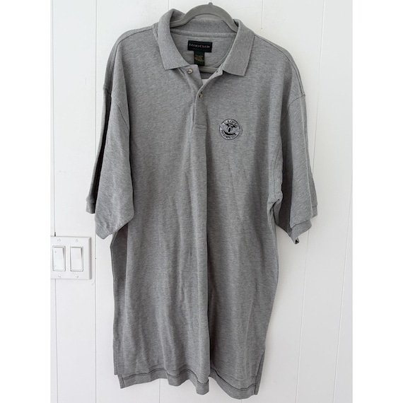 Izod, VTG US Open Olympic Club Izod Club Golf Polo Shirt XL Gray 1998 Golf New