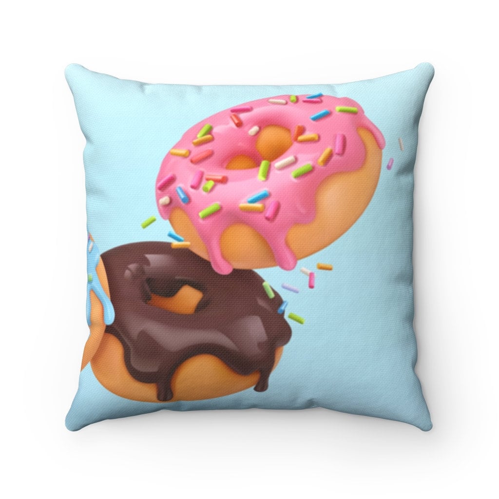 Almohadones Almohadas De Dona Diseño De Donas Almohada Cuadrada De