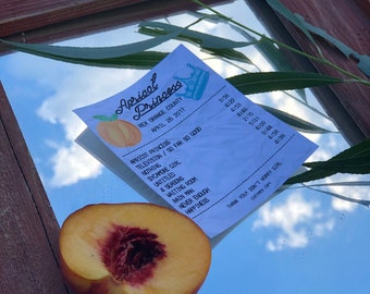 Rex Orange County Apricot Princess Album Tracklist Print, Waterproof Sticker