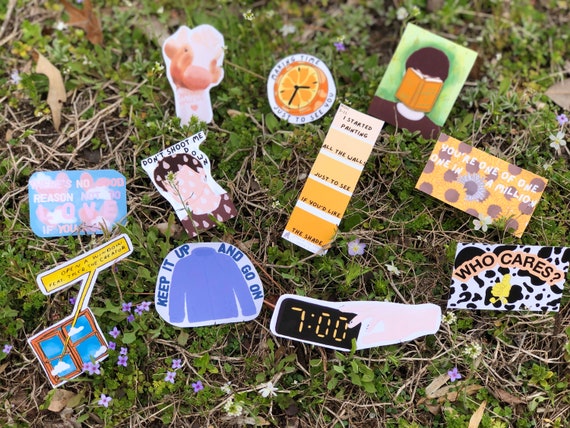 Rex Orange County Stickers, Who Cares Album, Waterproof Vinyl Decals
