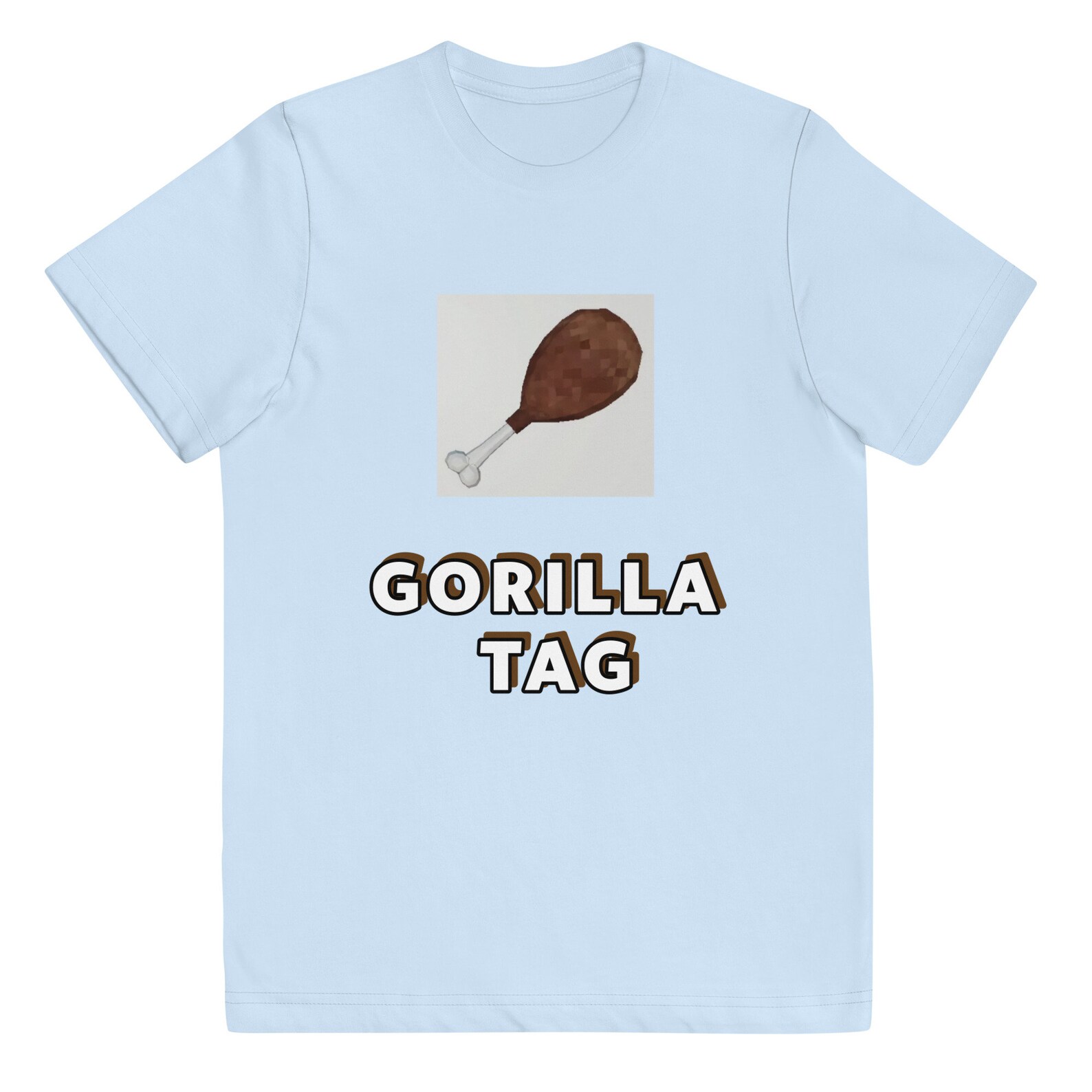 Gorilla Tag Turkey Leg Printed Youth Jersey Tshirt Unisex Etsy