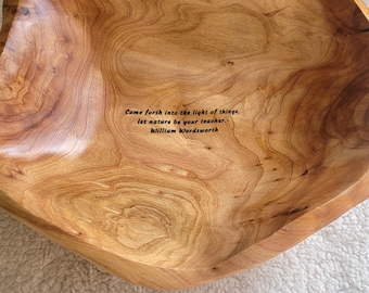 Additional Engraving for Bowls and Boards