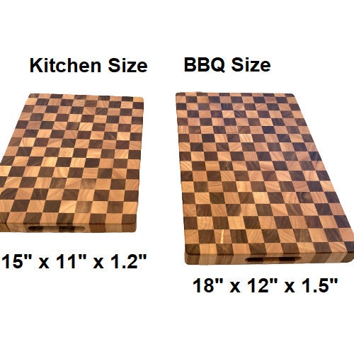 Checkered End Grain Cutting Board - CB06