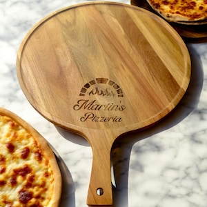 Round Charcuterie, Personalized Cheese Serving Board, Large Charcuterie Grazing Board. Pizza Serving Board. Housewarming, Wedding Gift.