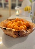 Wooden Root Bowl. Handmade Rustic Bowl, Dough Bowl. Hand Carved Fruit Bowl. Valet Bowl, Entry Bowl. Wooden Trencher. Housewarming Gift.