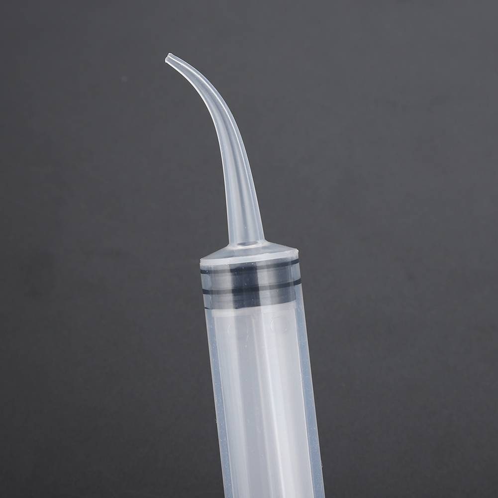 Curved Tip Syringe for Glue, Resin, Epoxy, Dental Injection With & Without  Scale. Craft Syringe for Precise Application. 