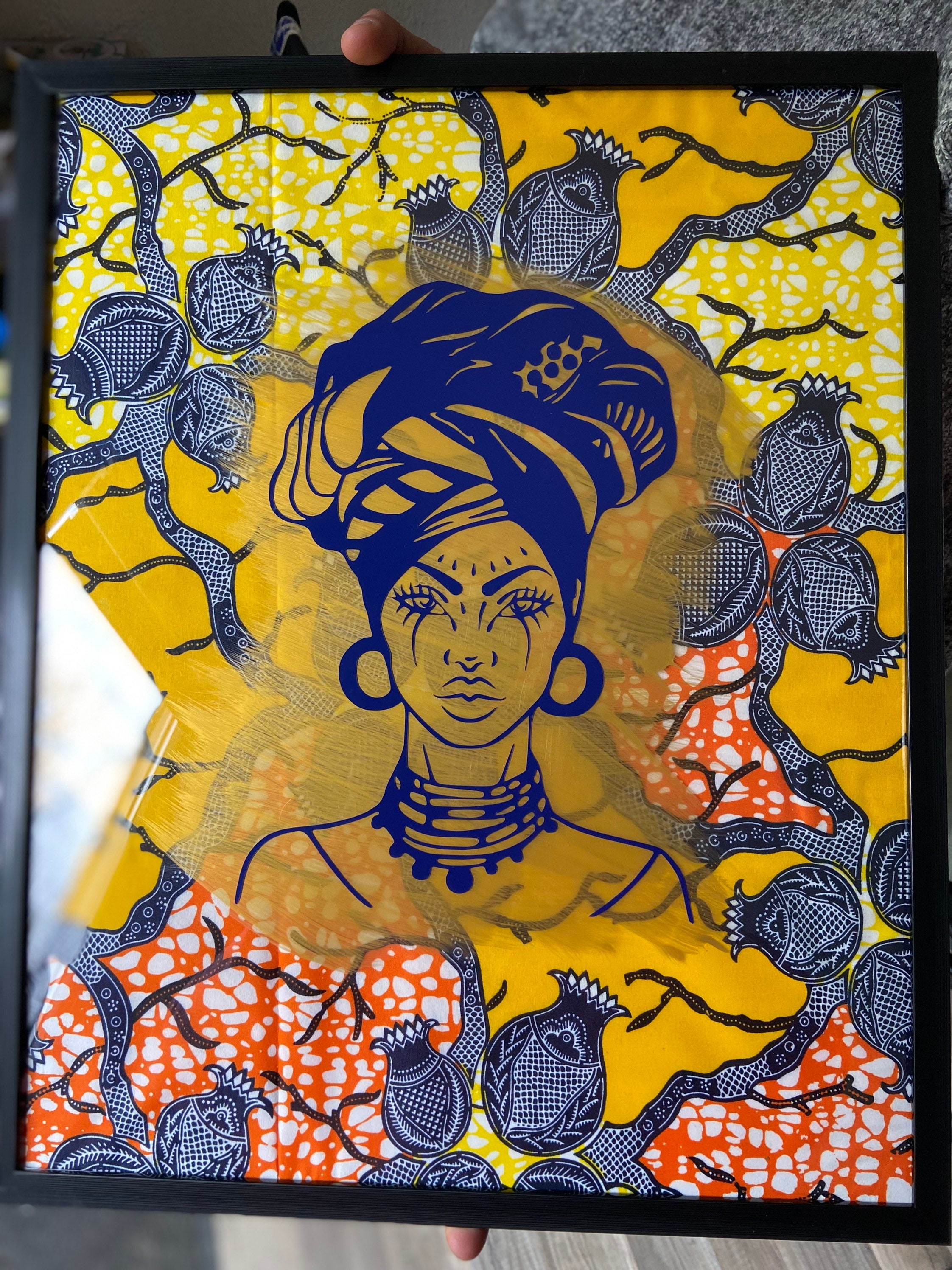 Cadre Femme Africaine