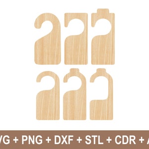 Schrankteiler Blanko Set | 6 Stile |  Digital Schnitt Datei | Glowforge Cricut Silhouette | SVG PNG DXF-Datei | Laser-Schnitt-Veranstalter