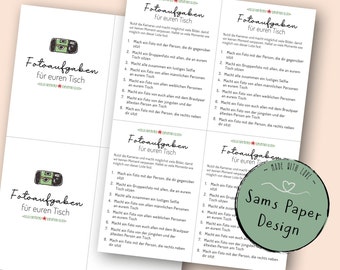 Photo tasks for your wedding guests | wedding | camera