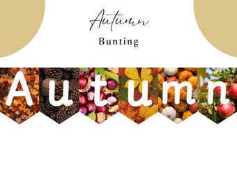 Autumn Photo Bunting