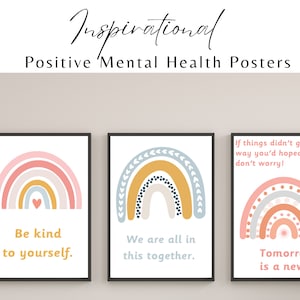 Positive Mental Health Inspirational Posters