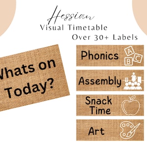 Hessian Visual Timetable