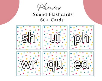 Phonics Sounds Phoneme Flashcards
