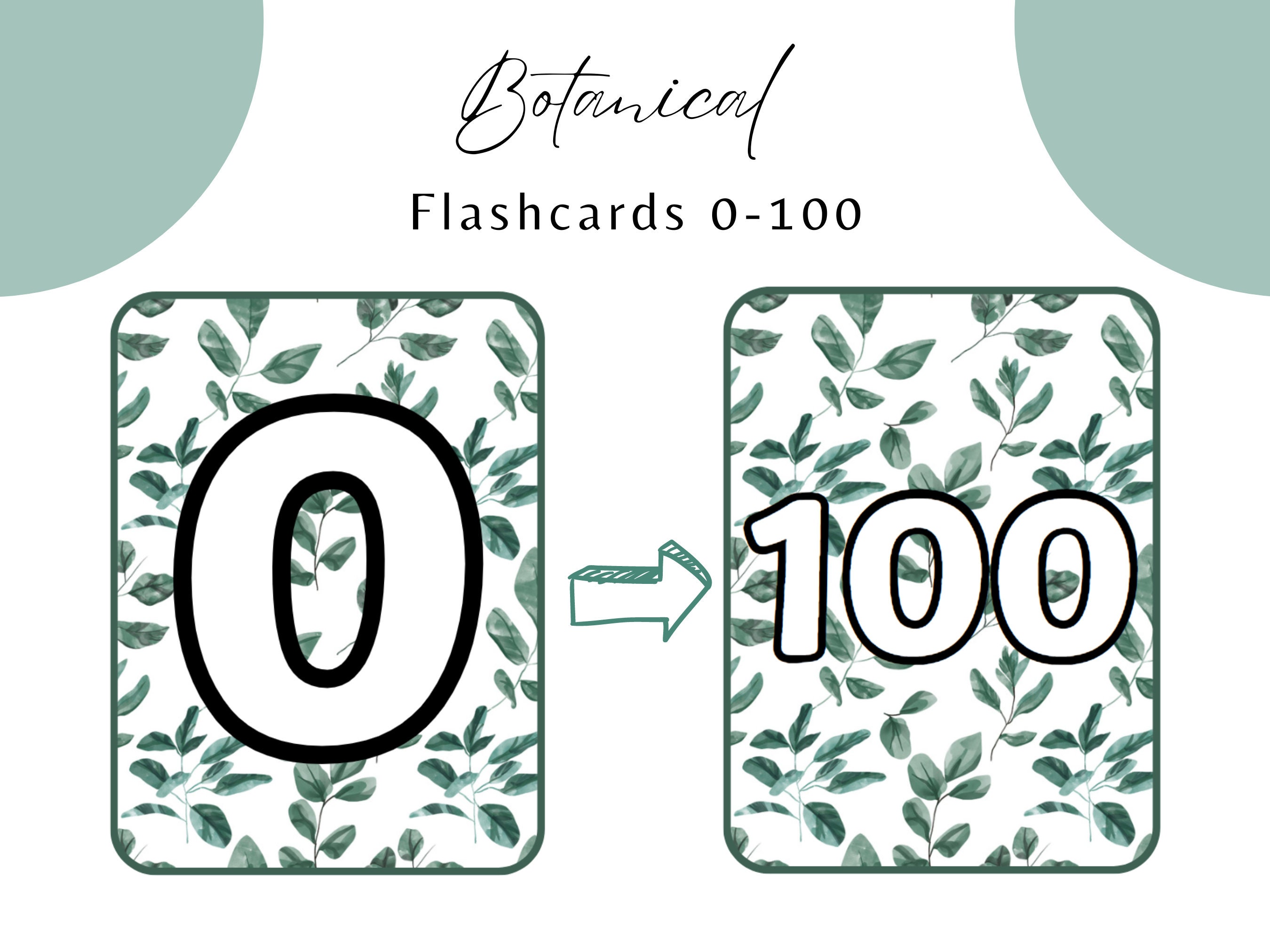 Botanical Number 0-100 Flashcards